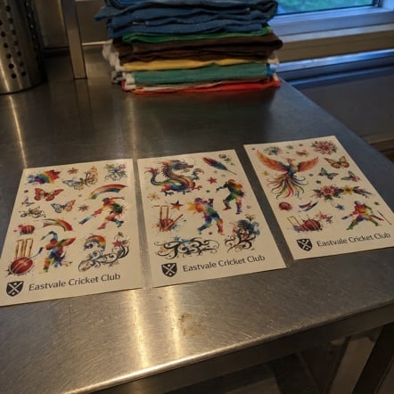 Branded temporary tattoos with logo