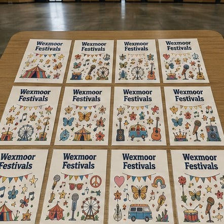 Customized temporary tattoos for festivals and events