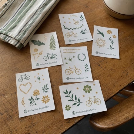 Temporary tattoos with logo printing